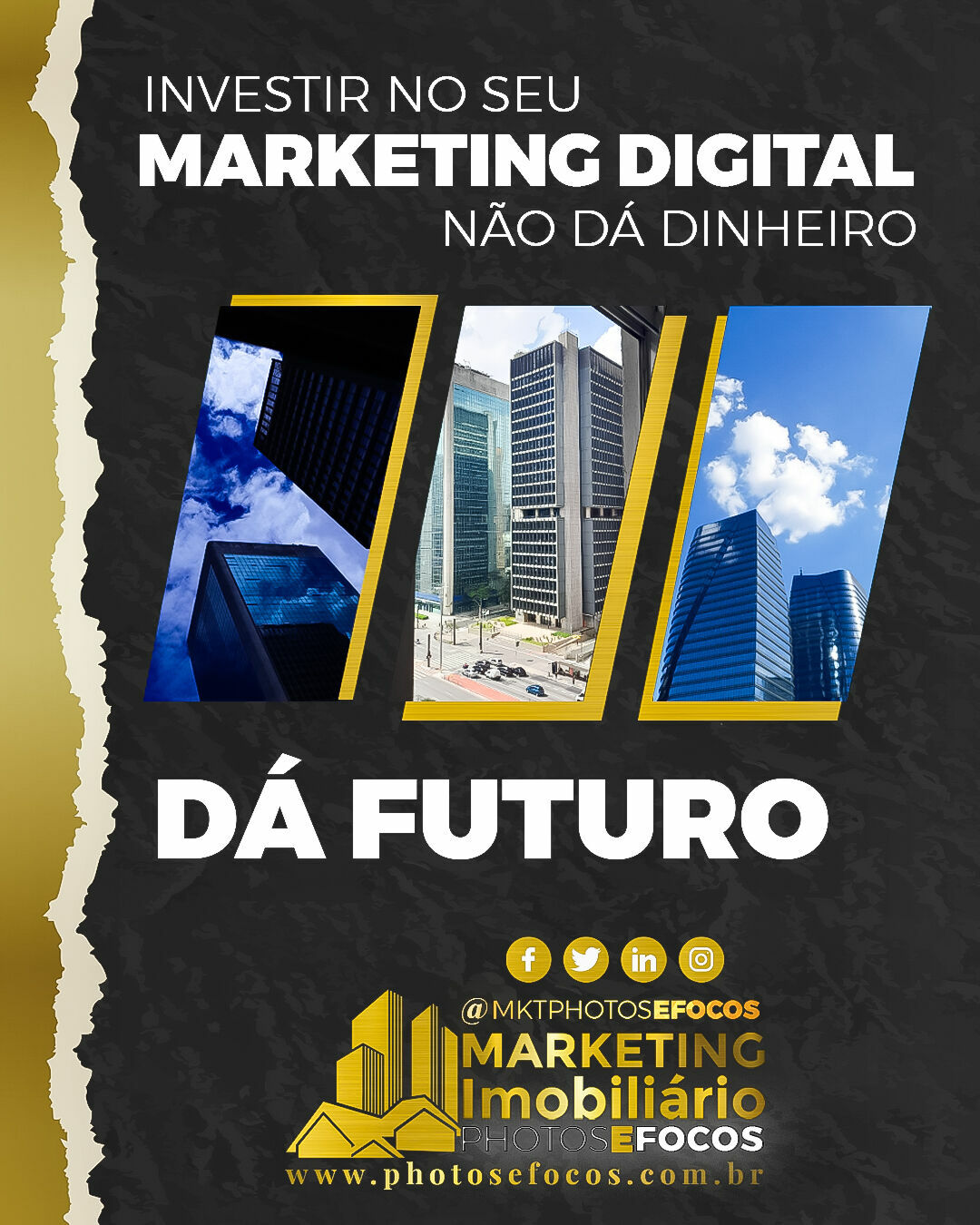 Foto Investir no seu Marketing Digital IMOBILIÁRIO não dá dinheiro, DÁ FUTURO! Foto Investir no seu Marketing Digital IMOBILIÁRIO não dá dinheiro, DÁ FUTURO! - Imagem 0