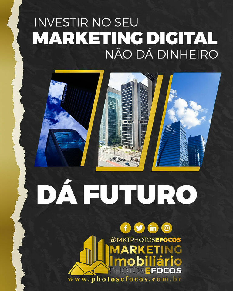 Investir no seu Marketing Digital IMOBILIÁRIO não dá dinheiro, DÁ FUTURO!